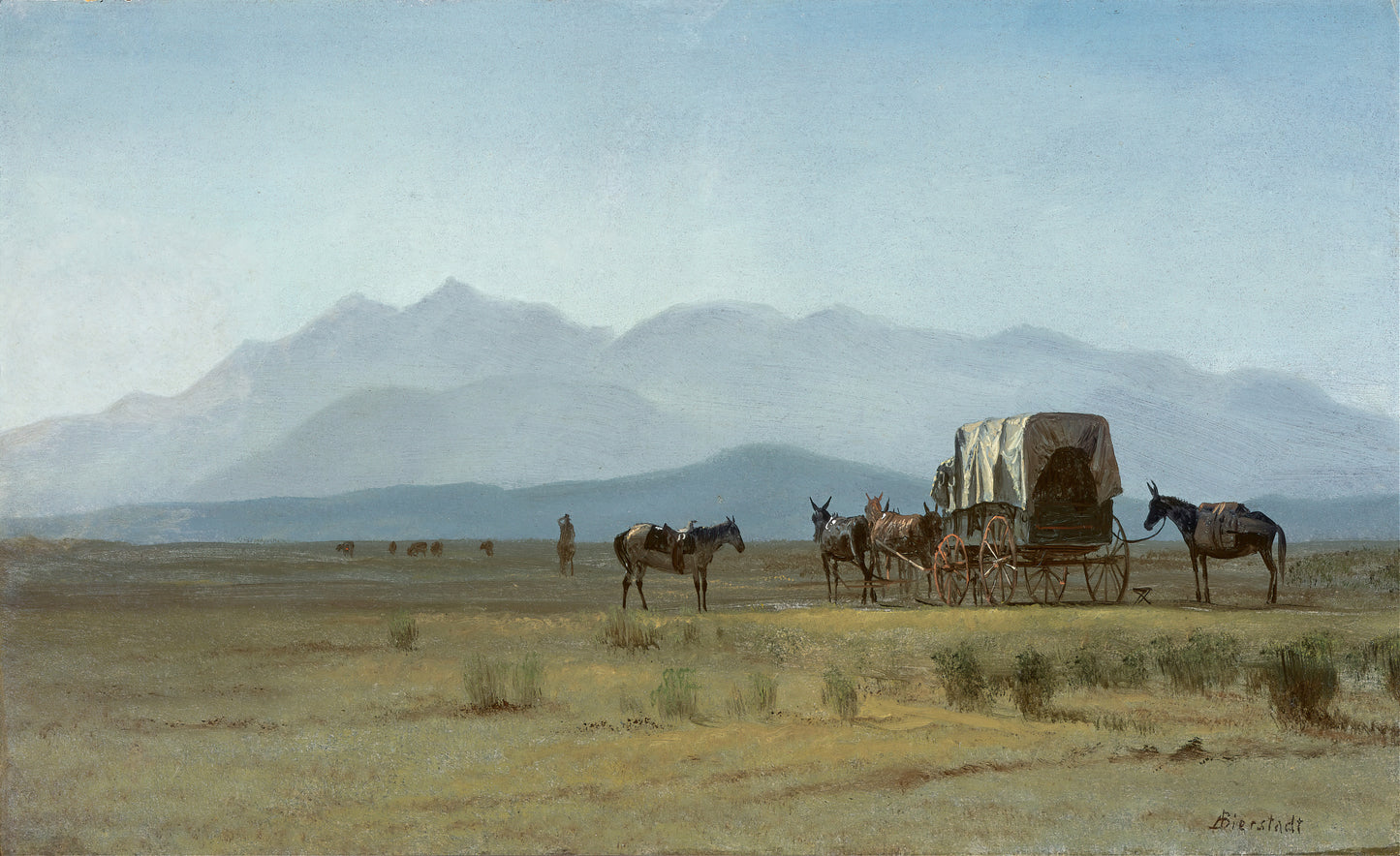 Surveyor's Wagon in the Rockies