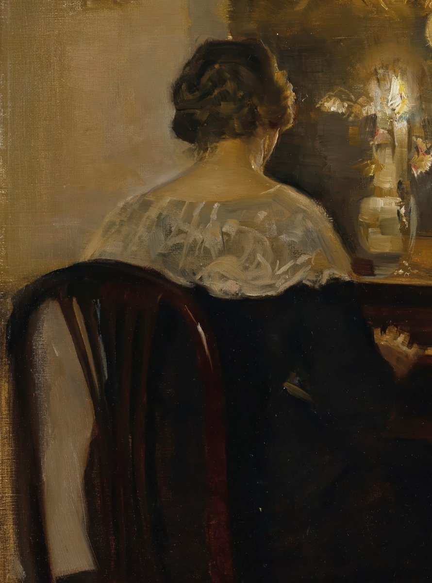 A Lady Playing the Piano