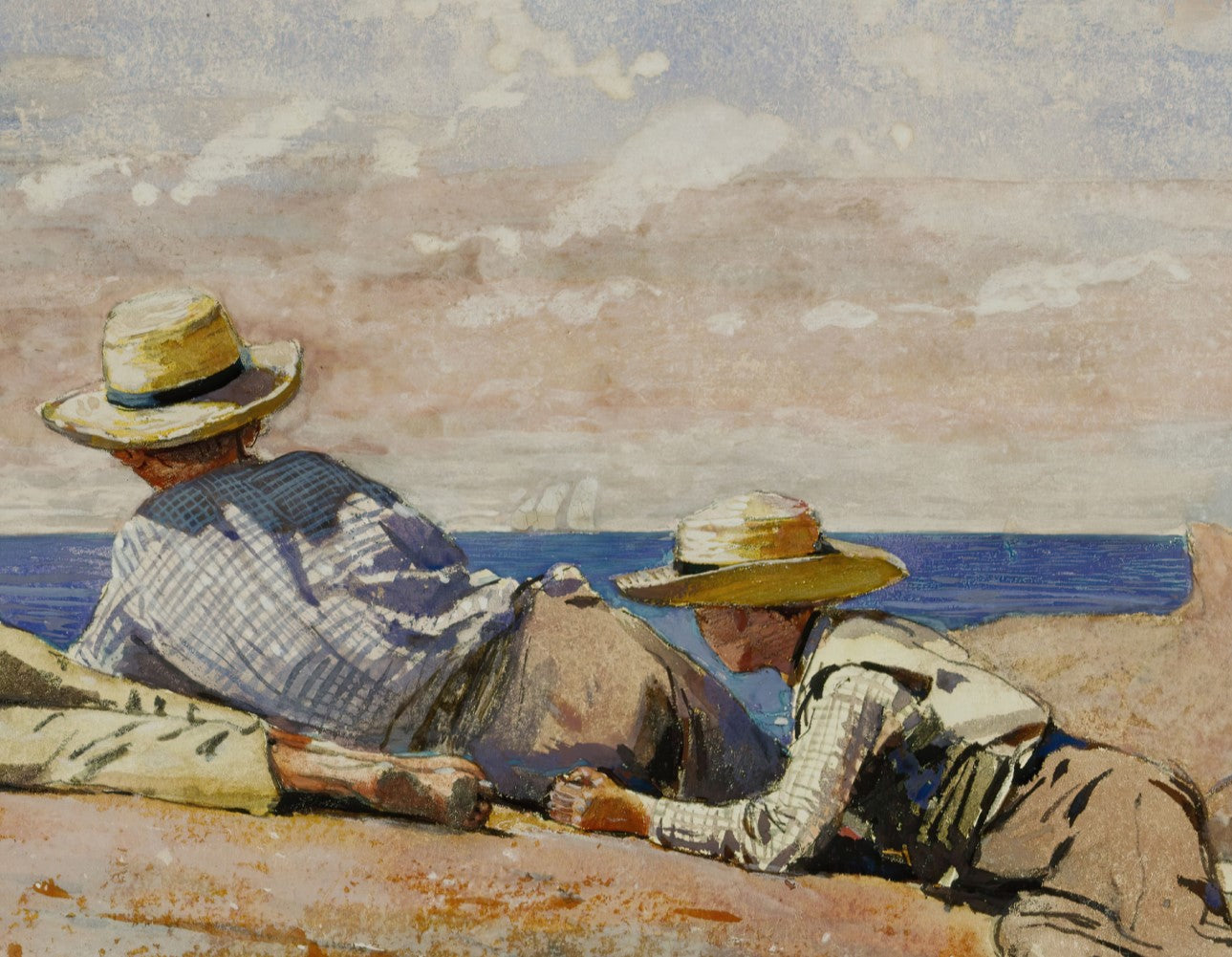 Three Boys on the Shore