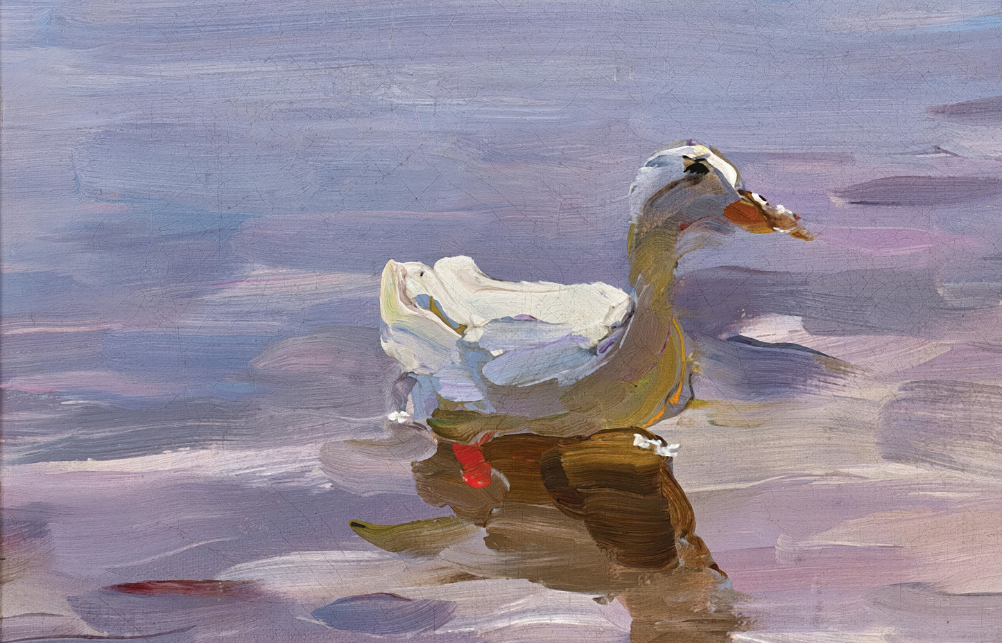 Ducks in the Lily Pond