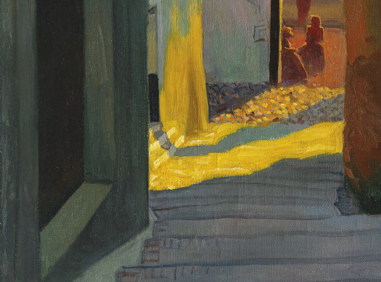 Old Street of Cagnes, Setting Sun