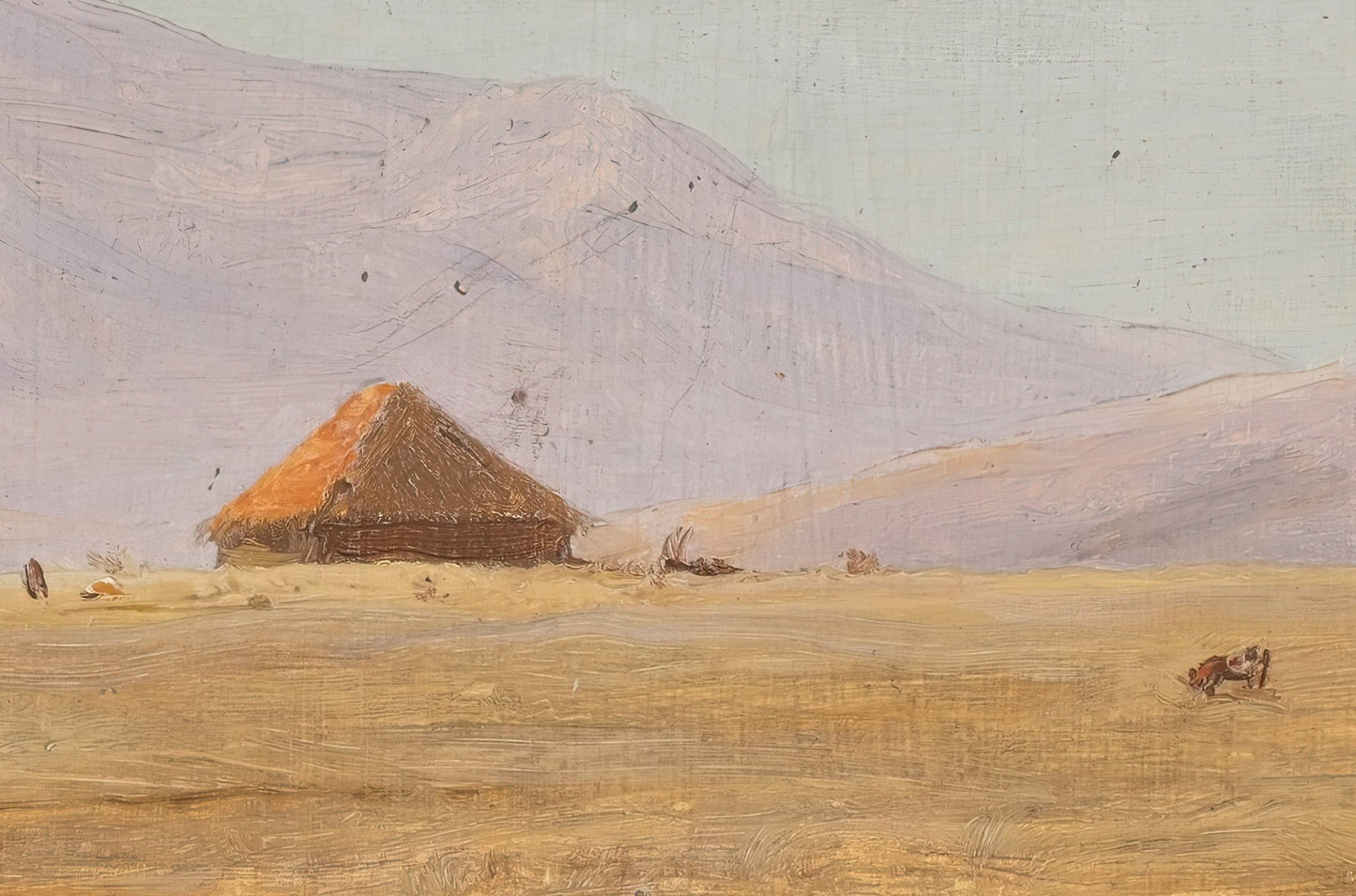 Ecuador, Mountain Plateau with a Hut