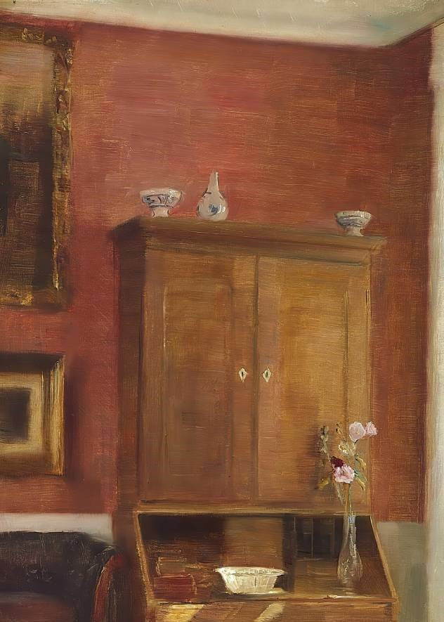 Interior with a Woman Reading by the Window