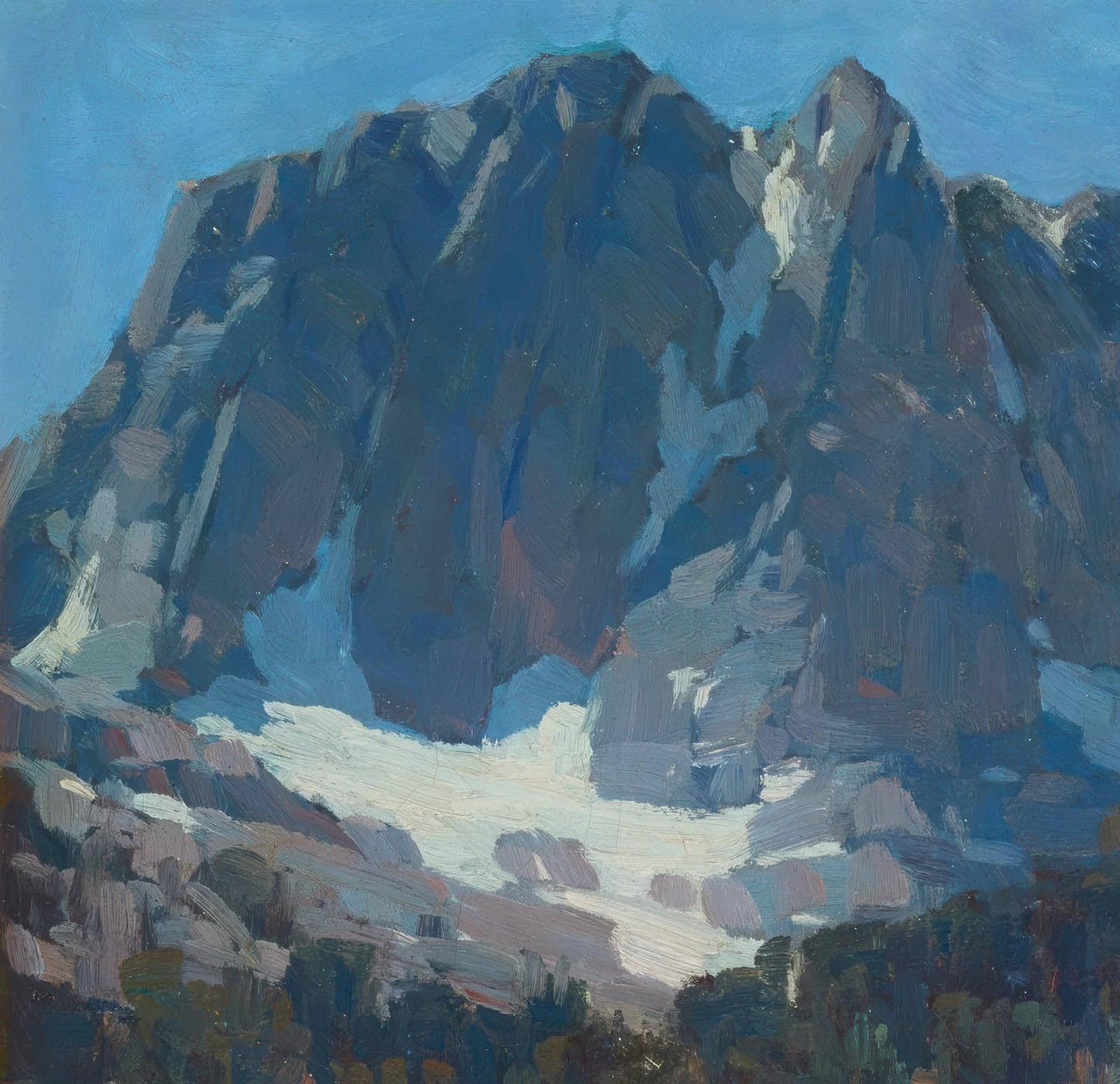 Rider on Horseback with Packed Mules