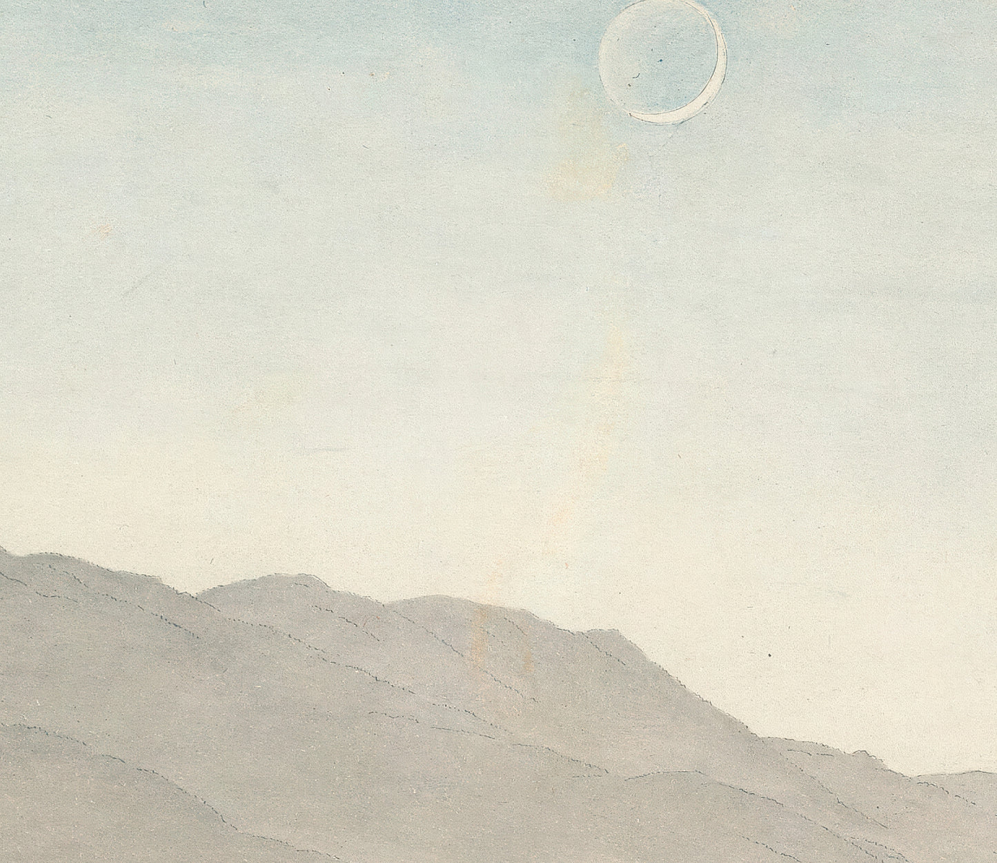 New Moon over the Giant Mountains