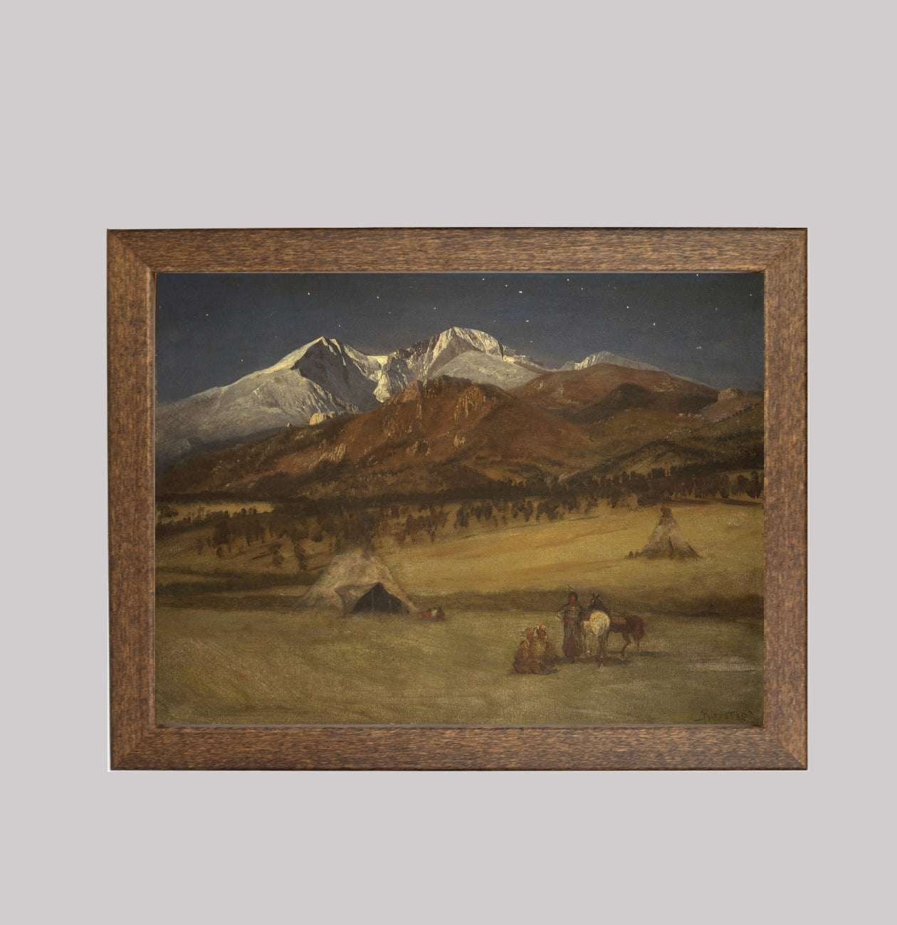 Indian Encampment, Evening