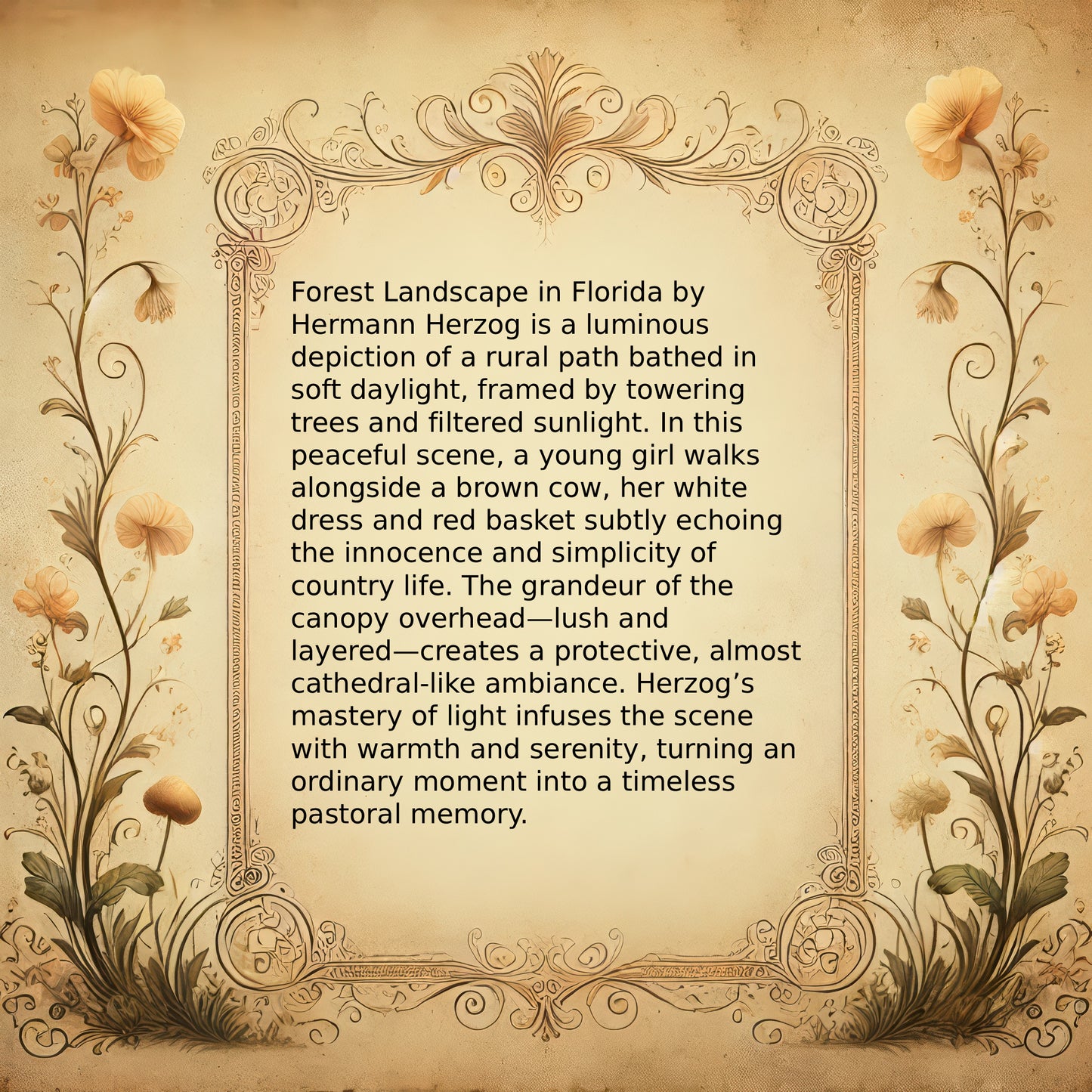 Forest Landscape in Florida