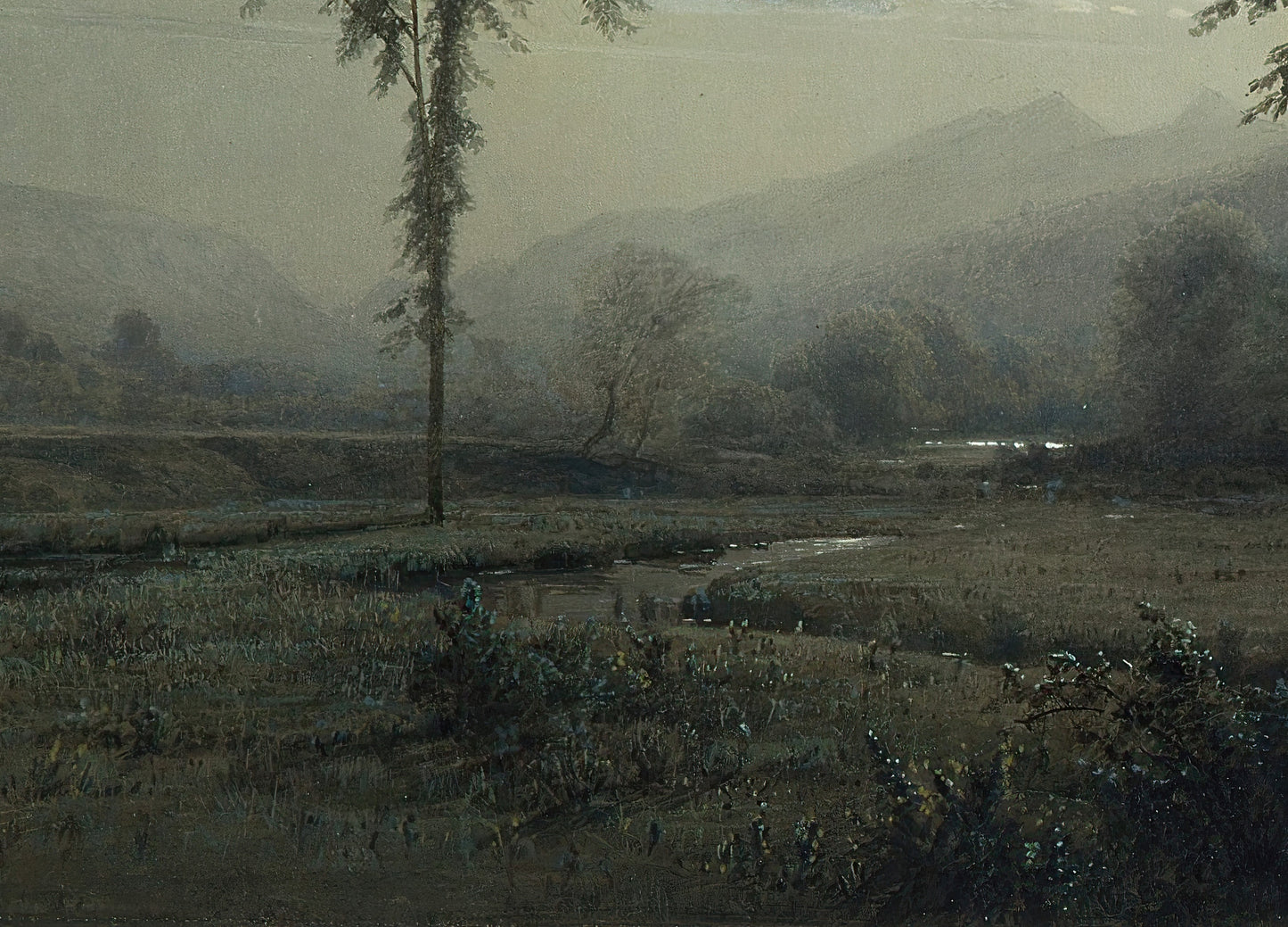 Moonlight on Mount Lafayette