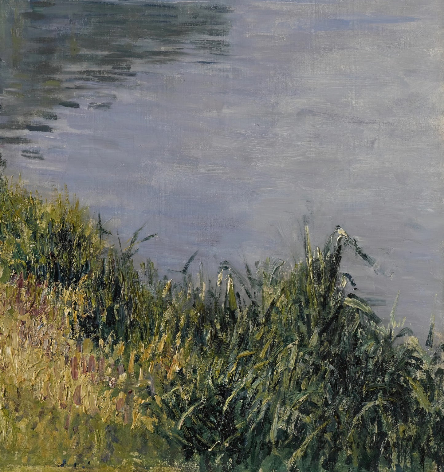 The Seine at Île Marante in Foggy Weather