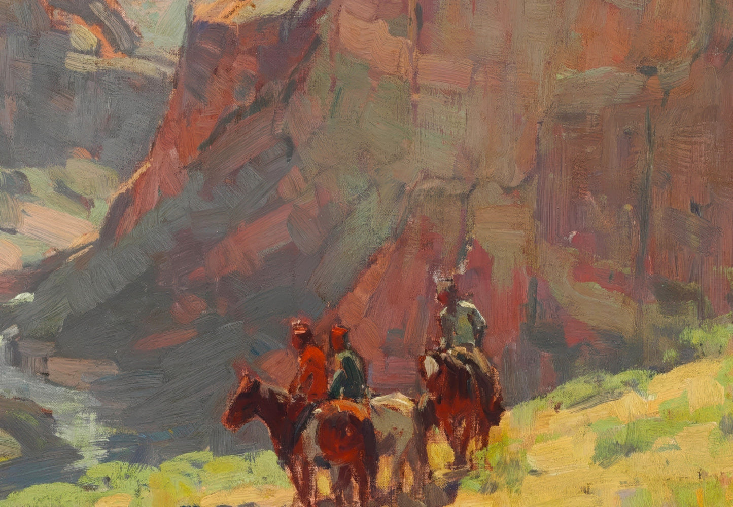 Riders Overlooking the Canyon