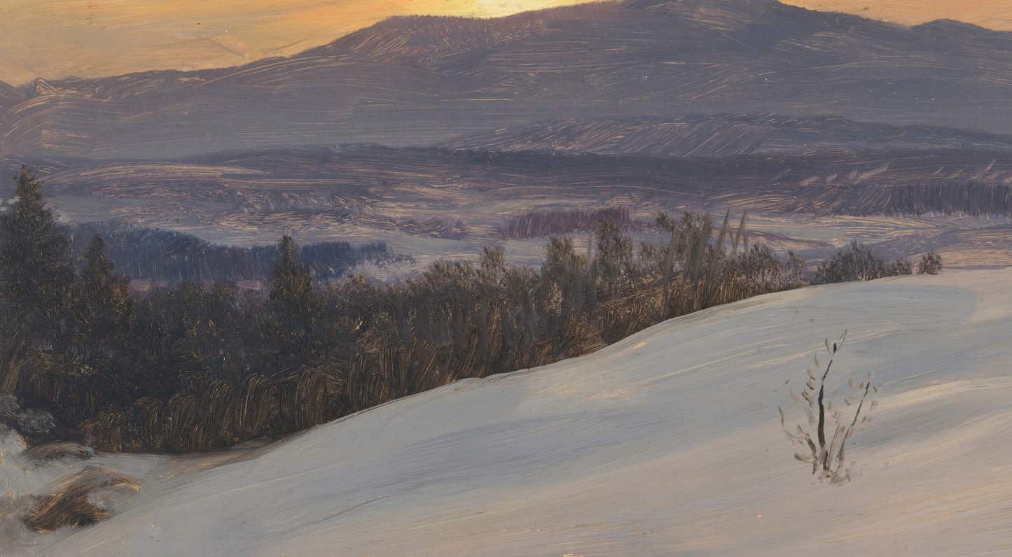 Hudson Valley Sunset in Winter