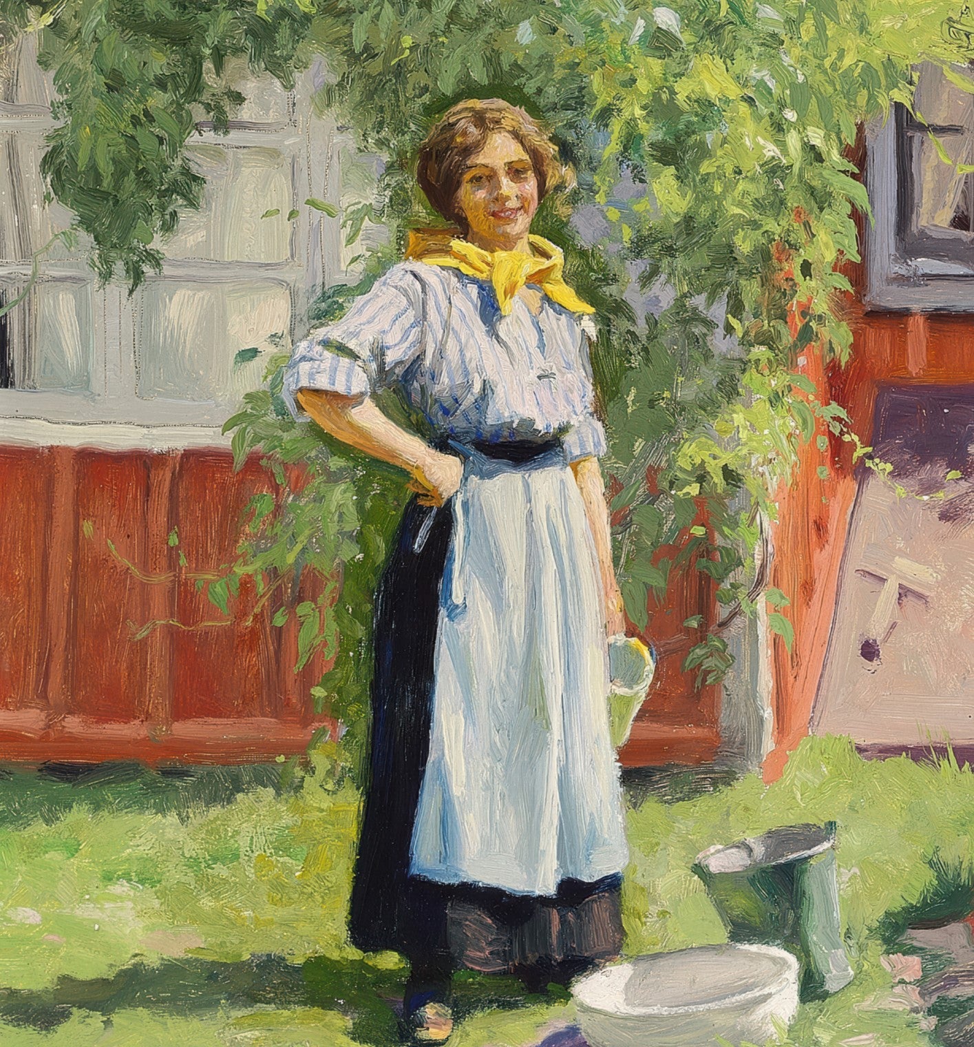 Girl by a Well