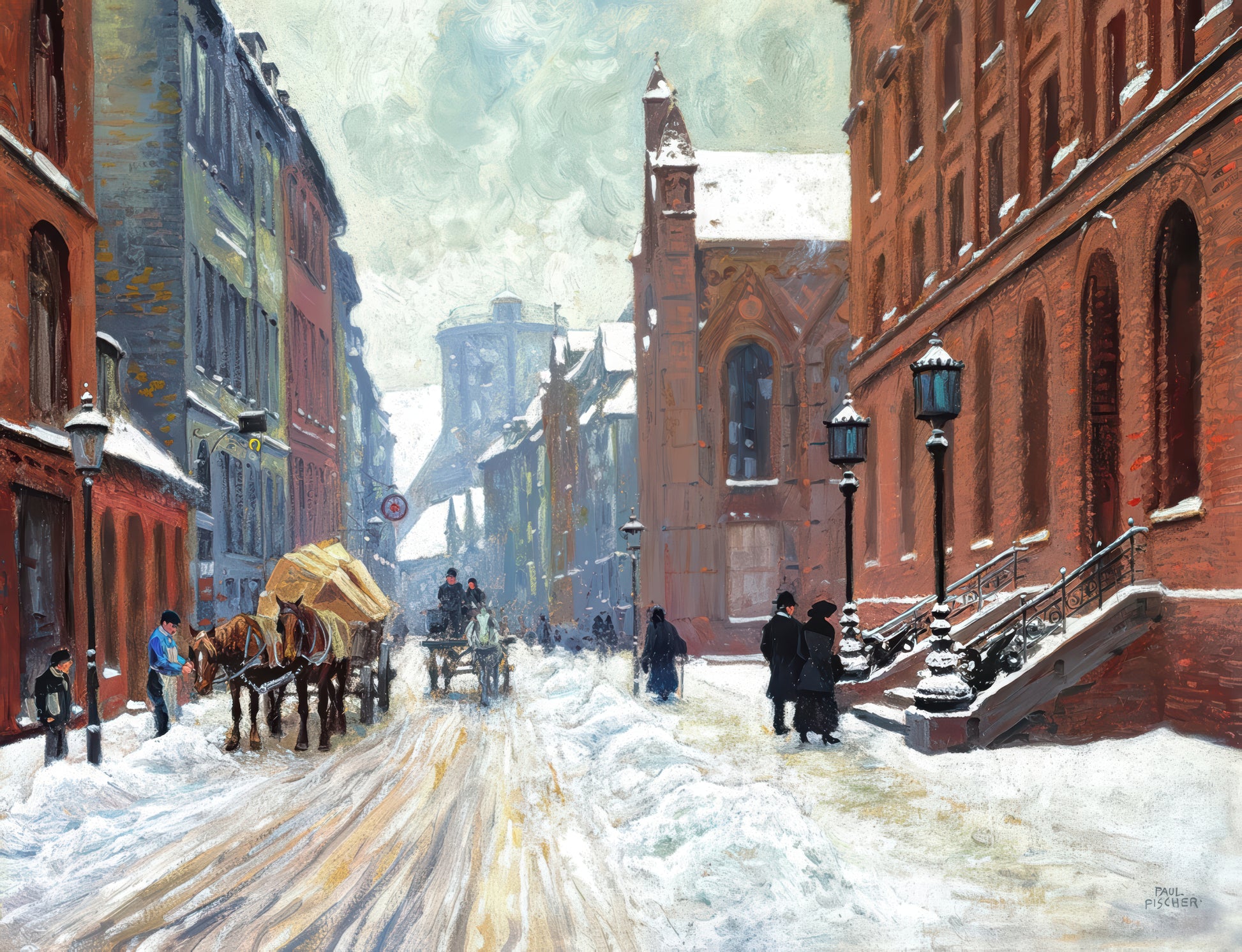 A Winter Day in Krystalgade