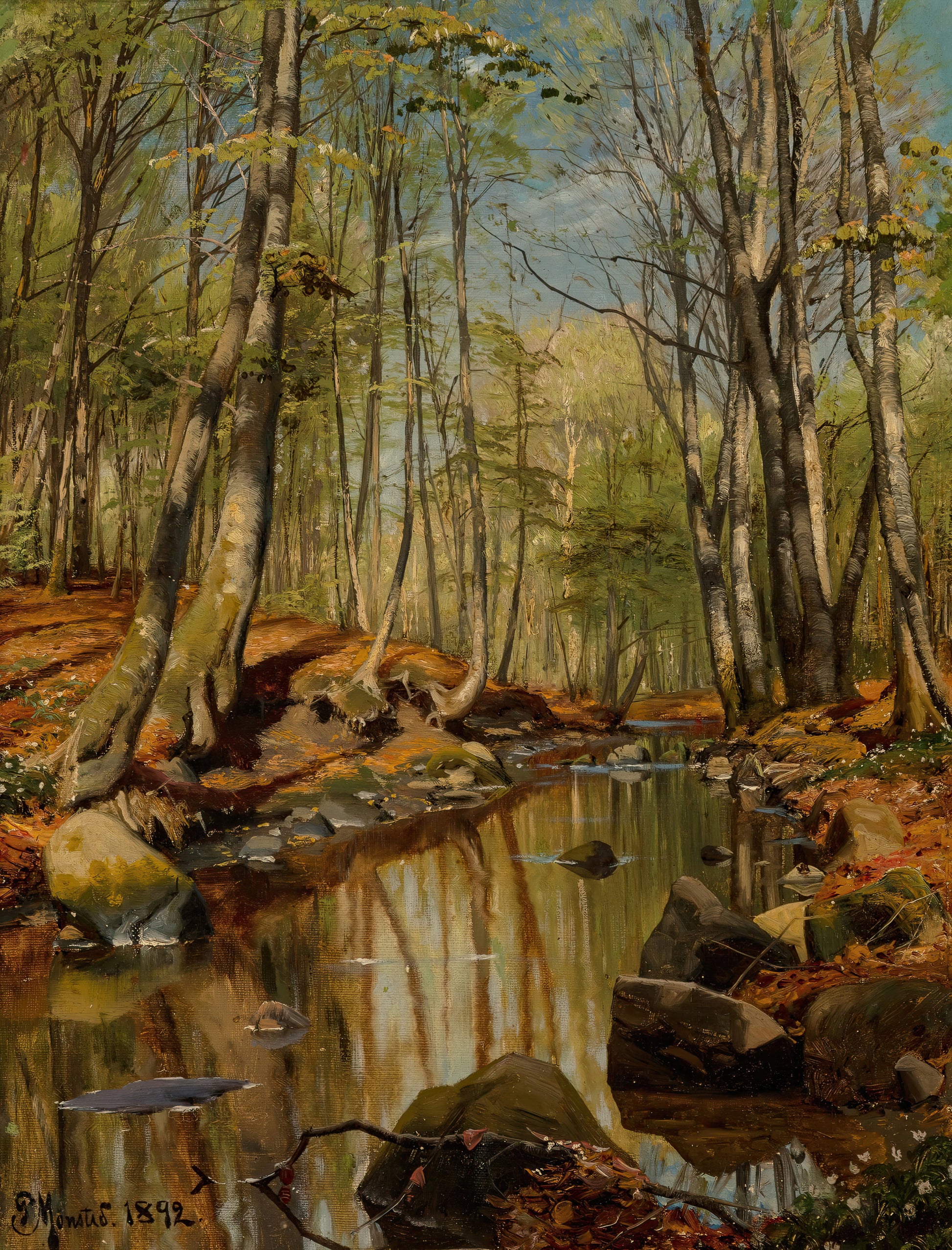 A Wooded River Landscape