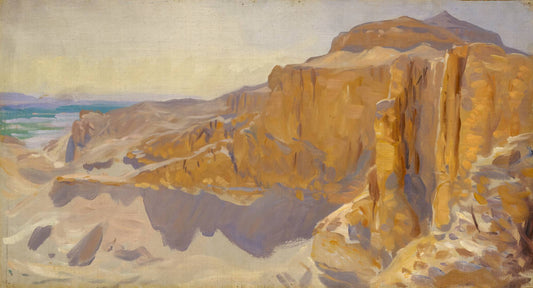 Cliffs at Deir el Bahri, Egypt