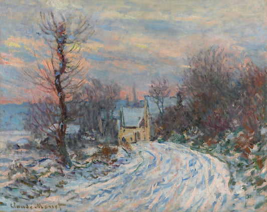 Entering Giverny in Winter