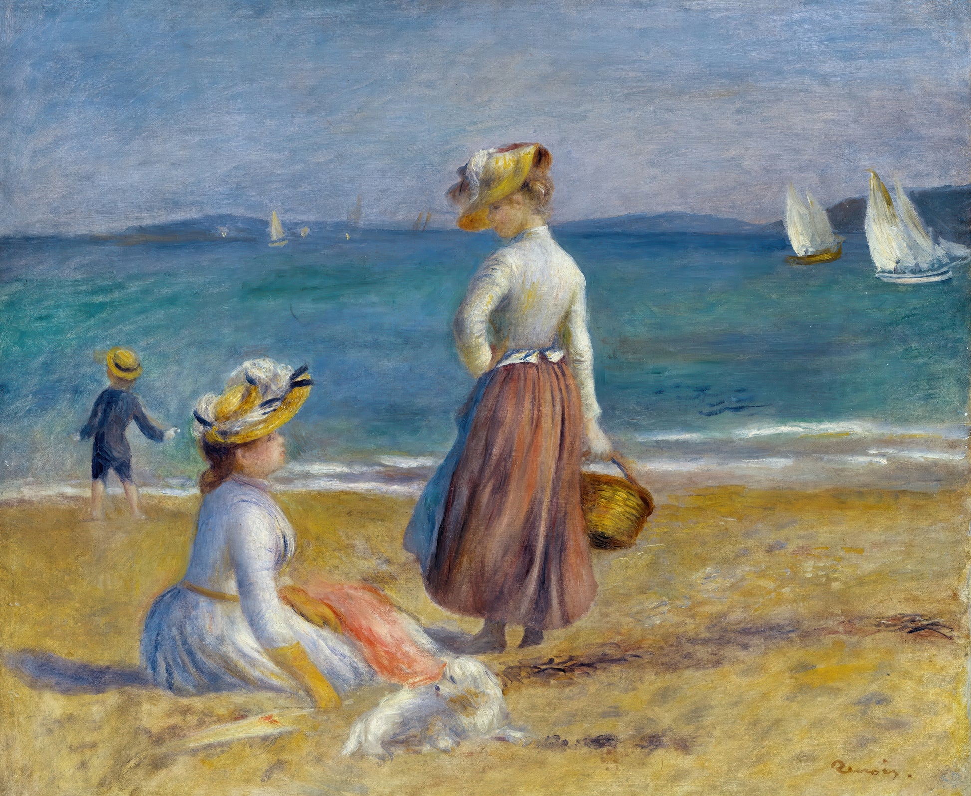 Figures on the Beach