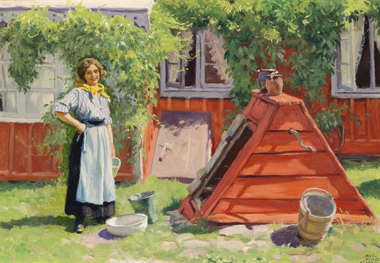 Girl by a Well