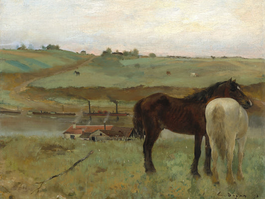 Horses in a Meadow