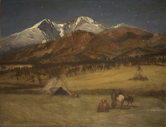 Indian Encampment, Evening