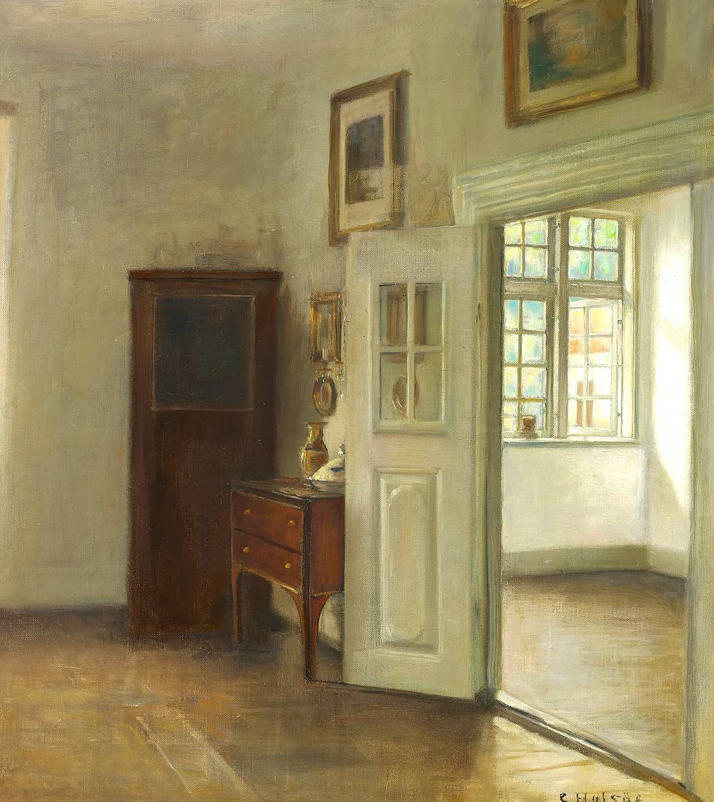 Interior with an Open Door