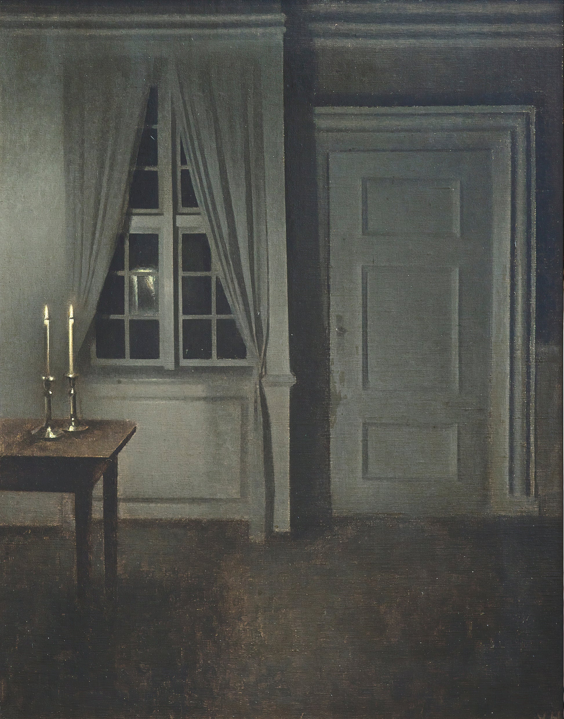 Interior With Two Candles