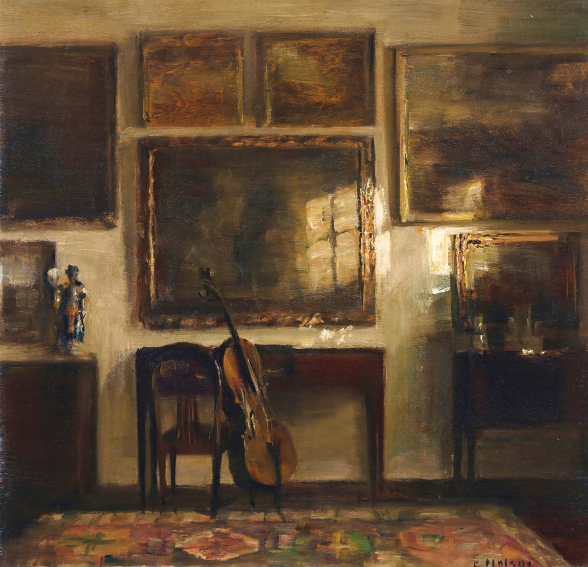 Interior with a Cello