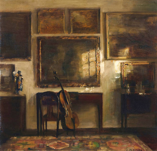 Interior with a Cello