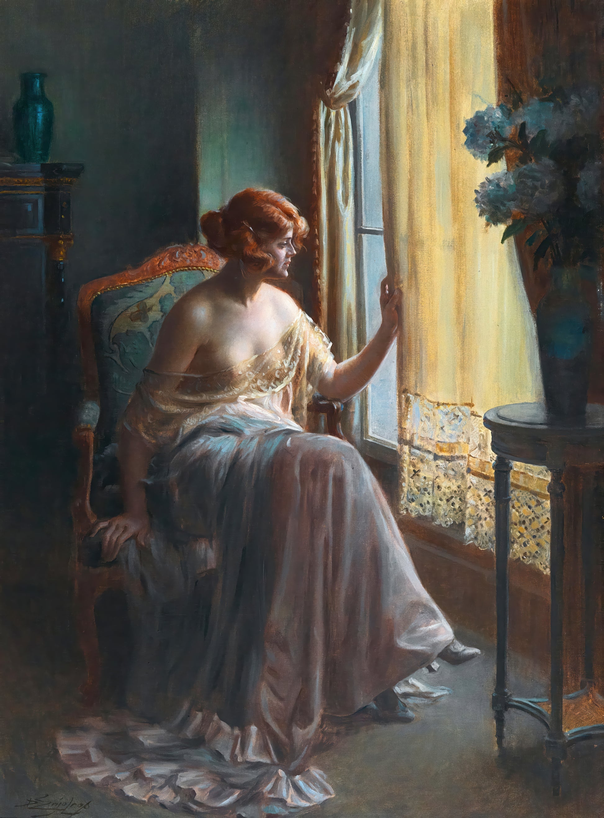 Lady in the Boudoir