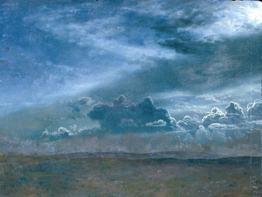 Landscape With Stormy Clouds