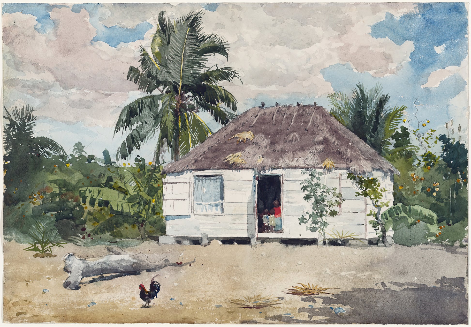 Native Hut at Nassau