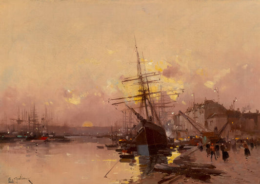 Breton Port at Twilight