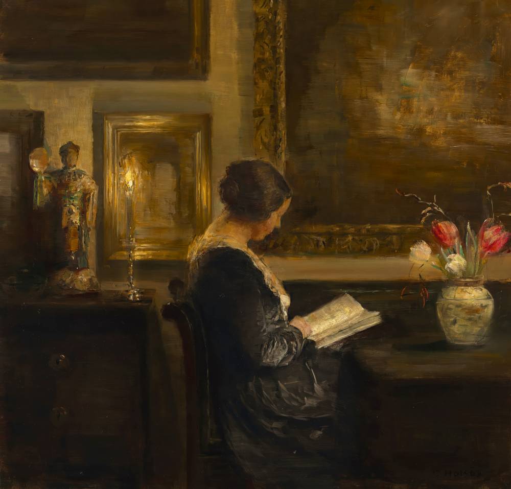 Reading by Candlelight
