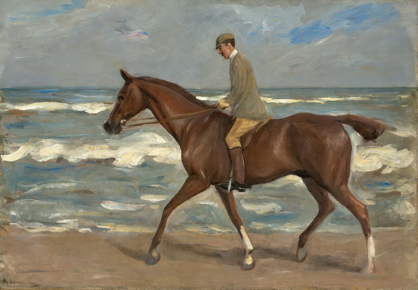 Rider on the Beach