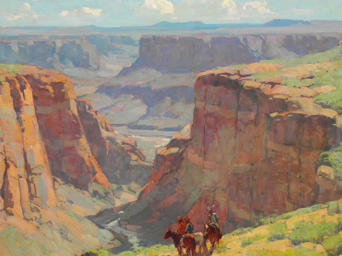 Riders Overlooking the Canyon