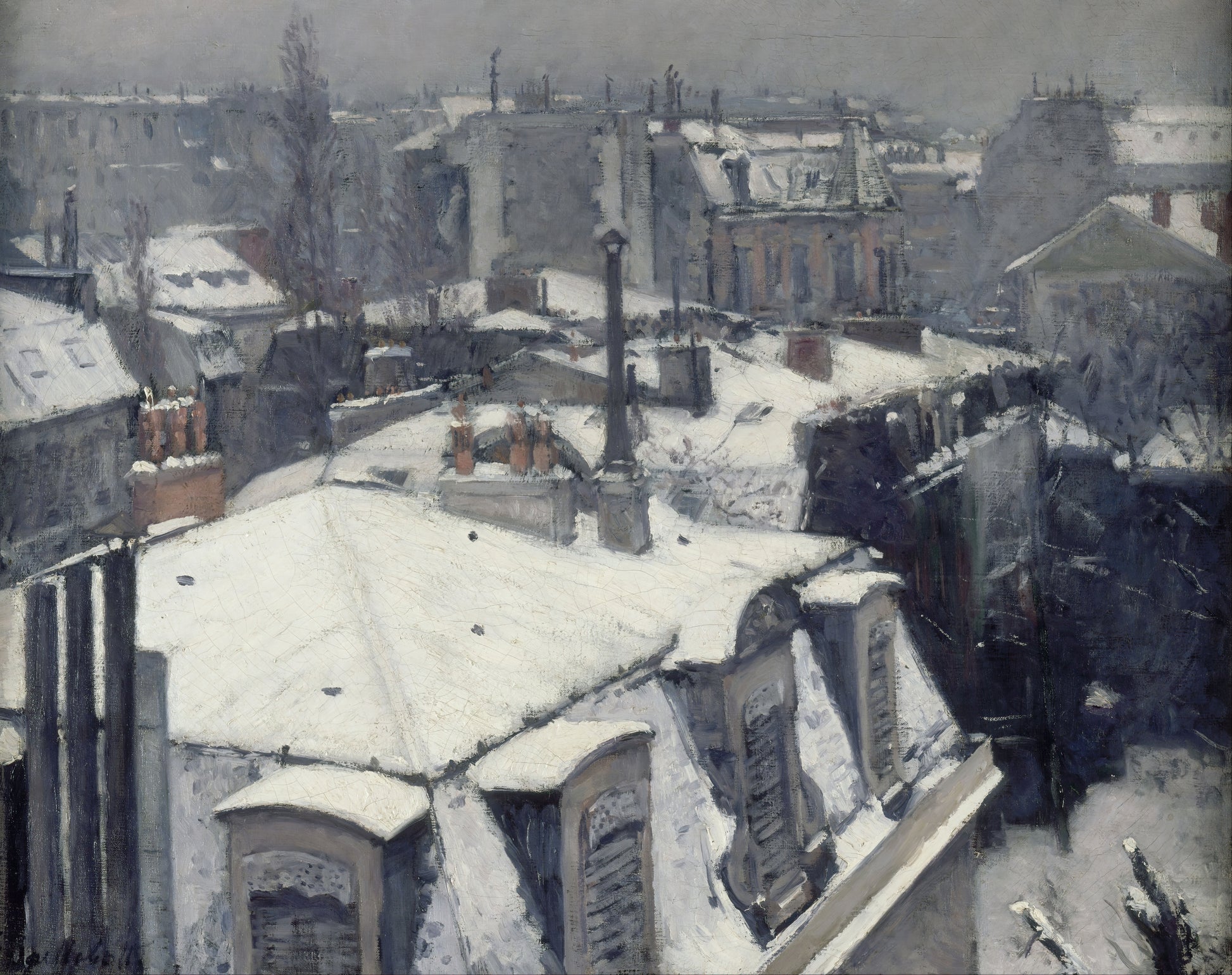 Rooftops in the Snow