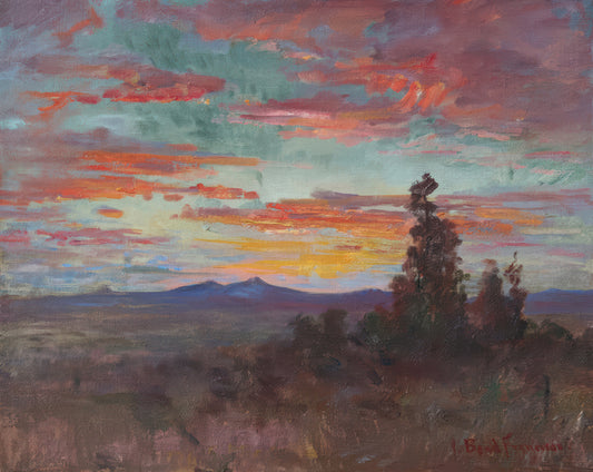 Sunset near Albuquerque, New Mexico