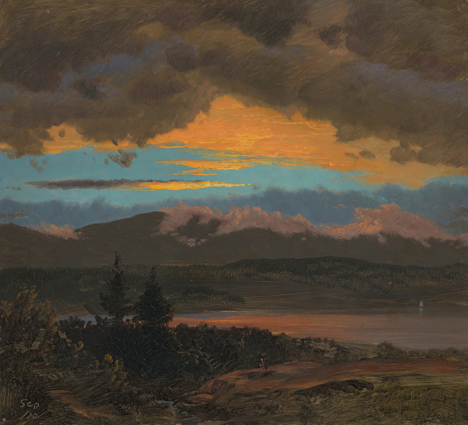 Sunset Across the Hudson Valley