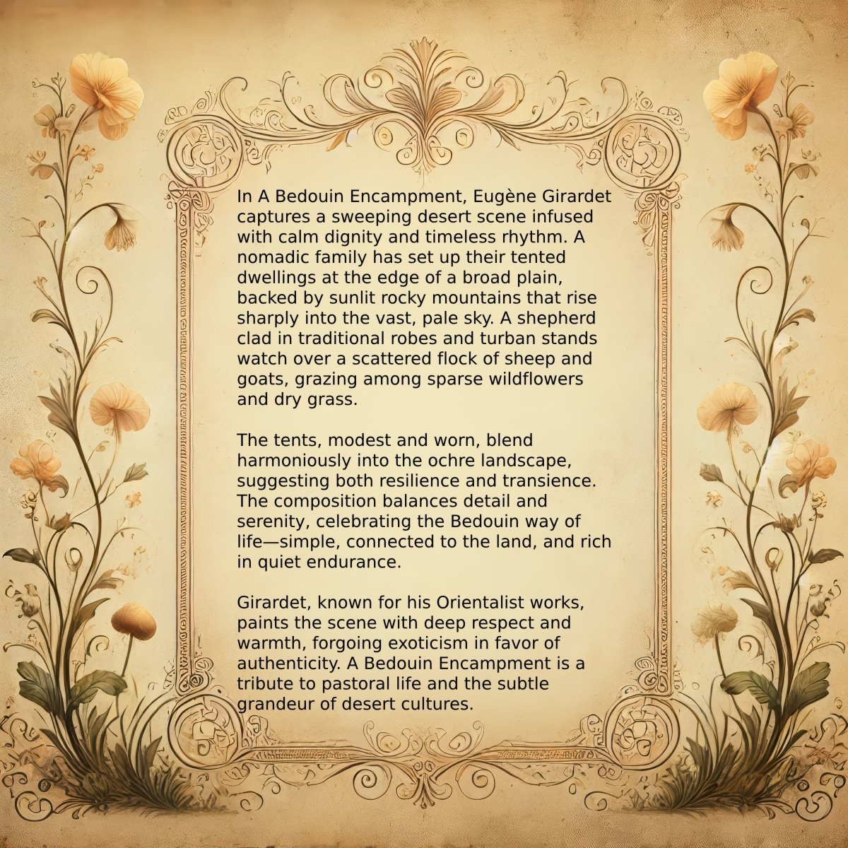 A Bedouin Encampment