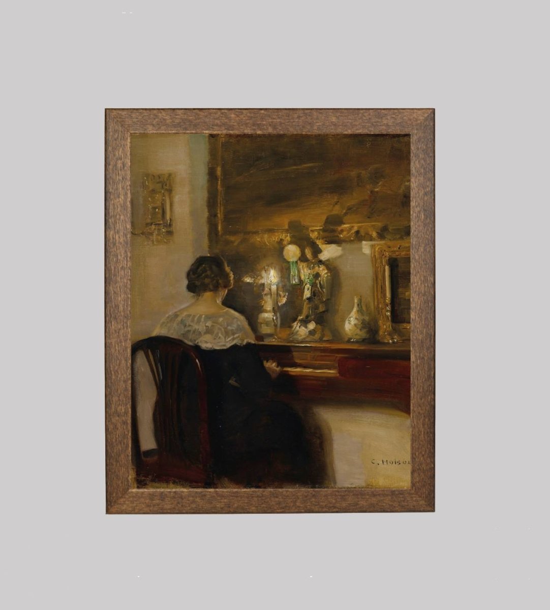 A Lady Playing the Piano