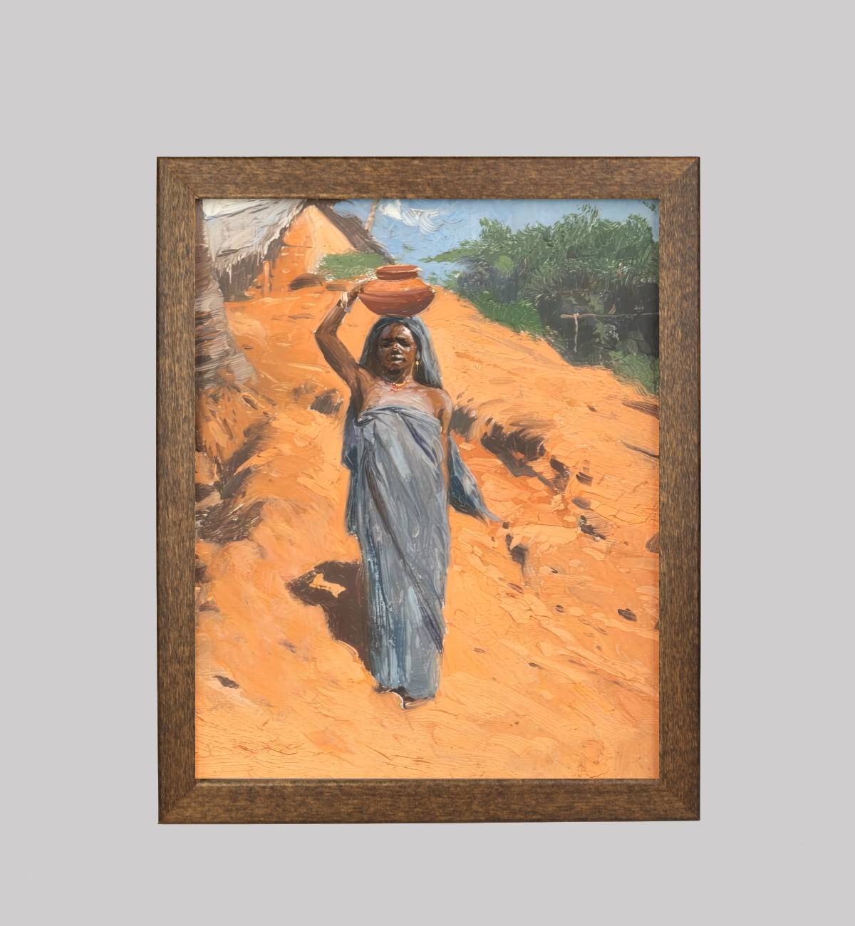 African Woman with a Water Jug