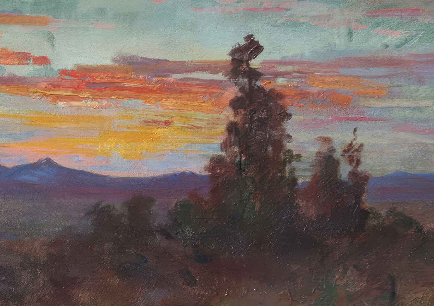 Sunset near Albuquerque, New Mexico