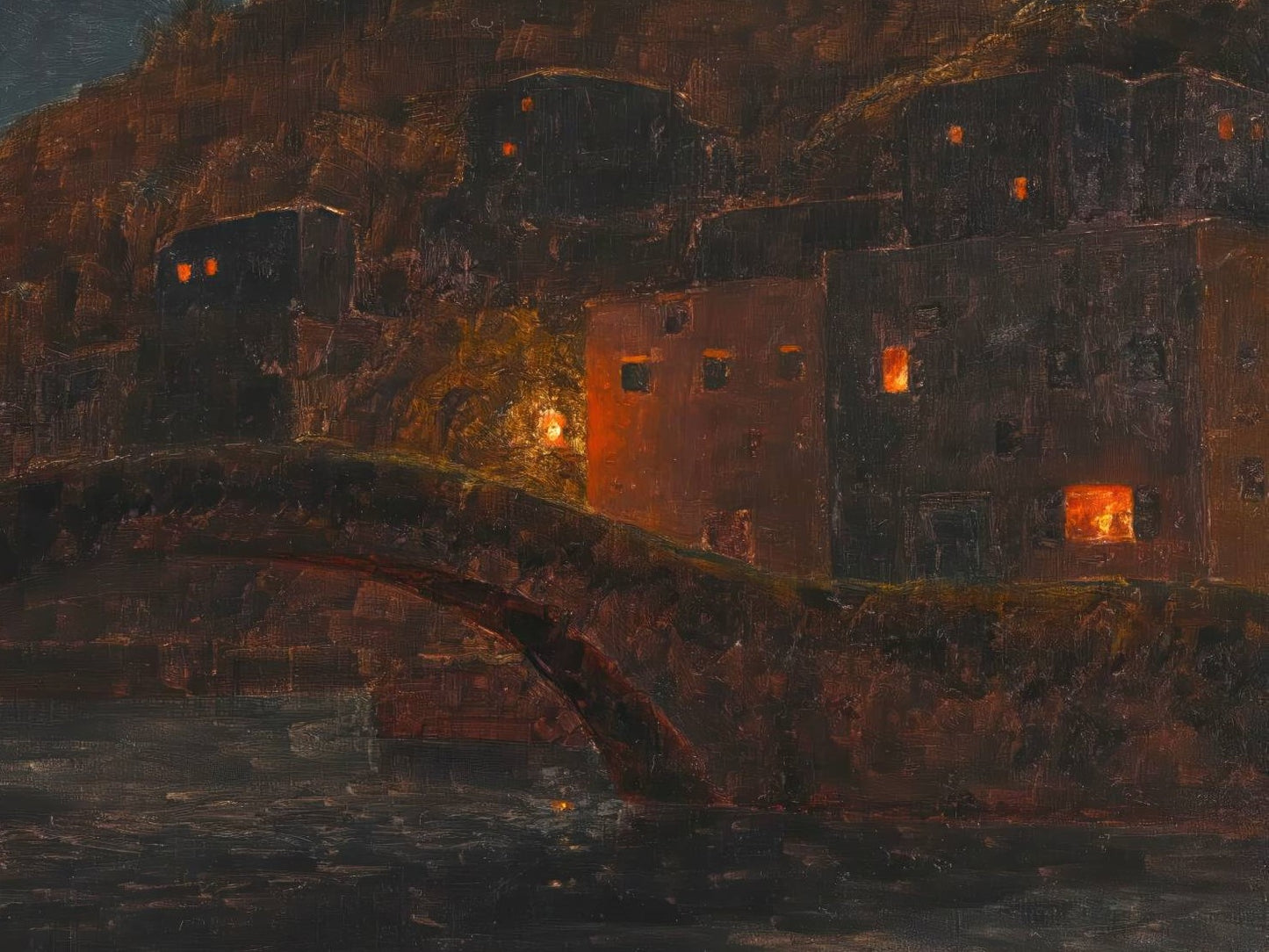 On the Banks at Twilight