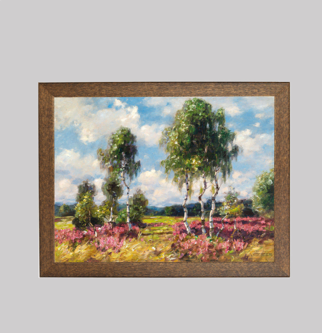 Birches in a Heath Landscape