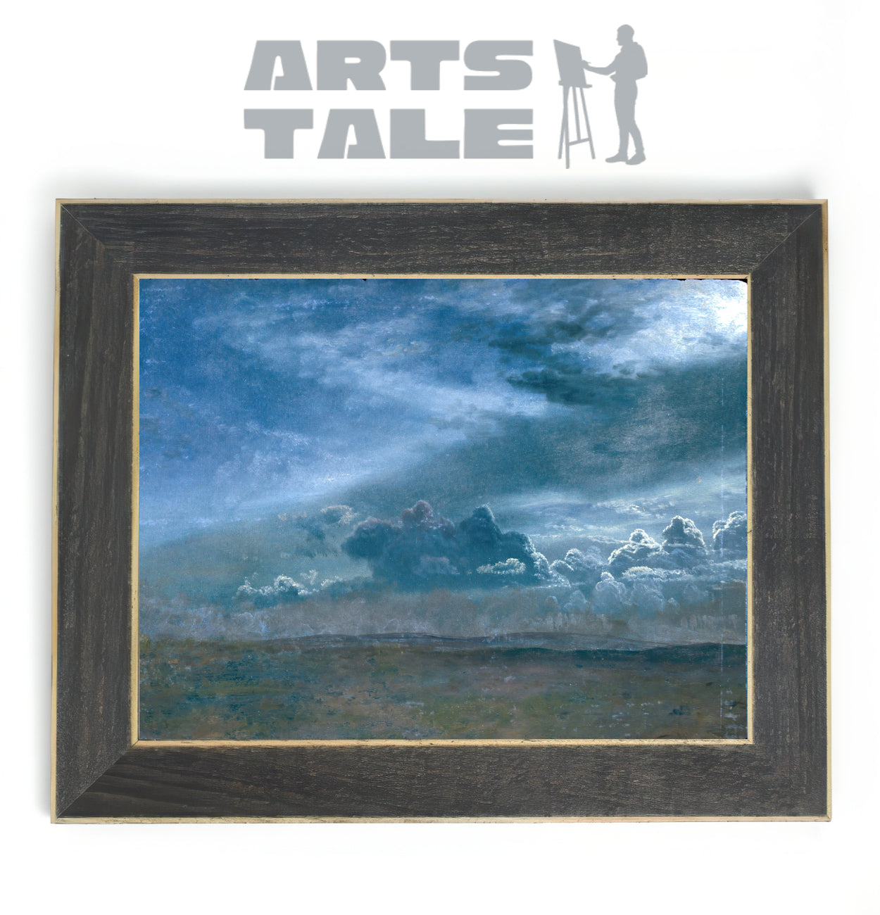 Landscape With Stormy Clouds