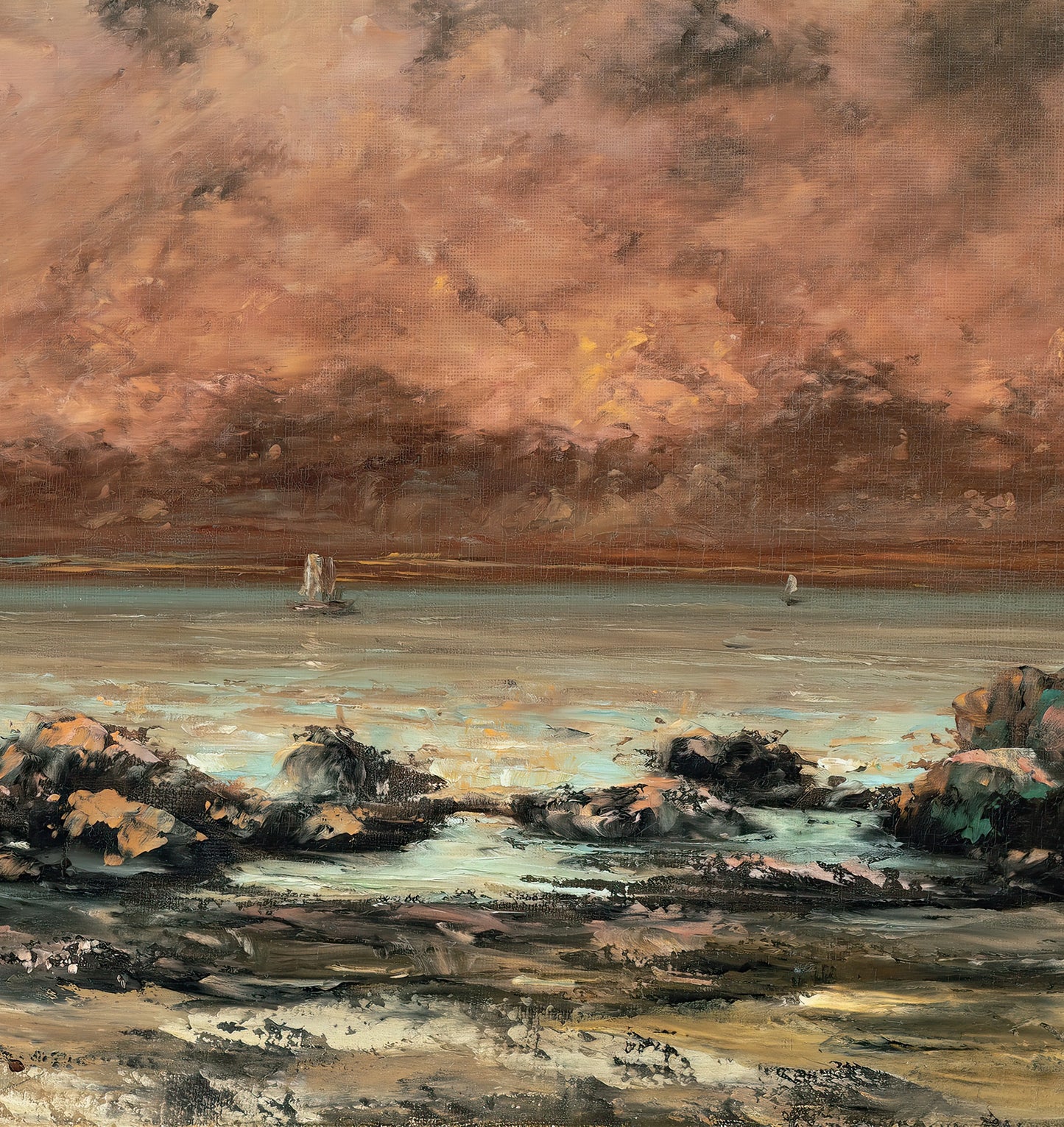 The Black Rocks at Trouville