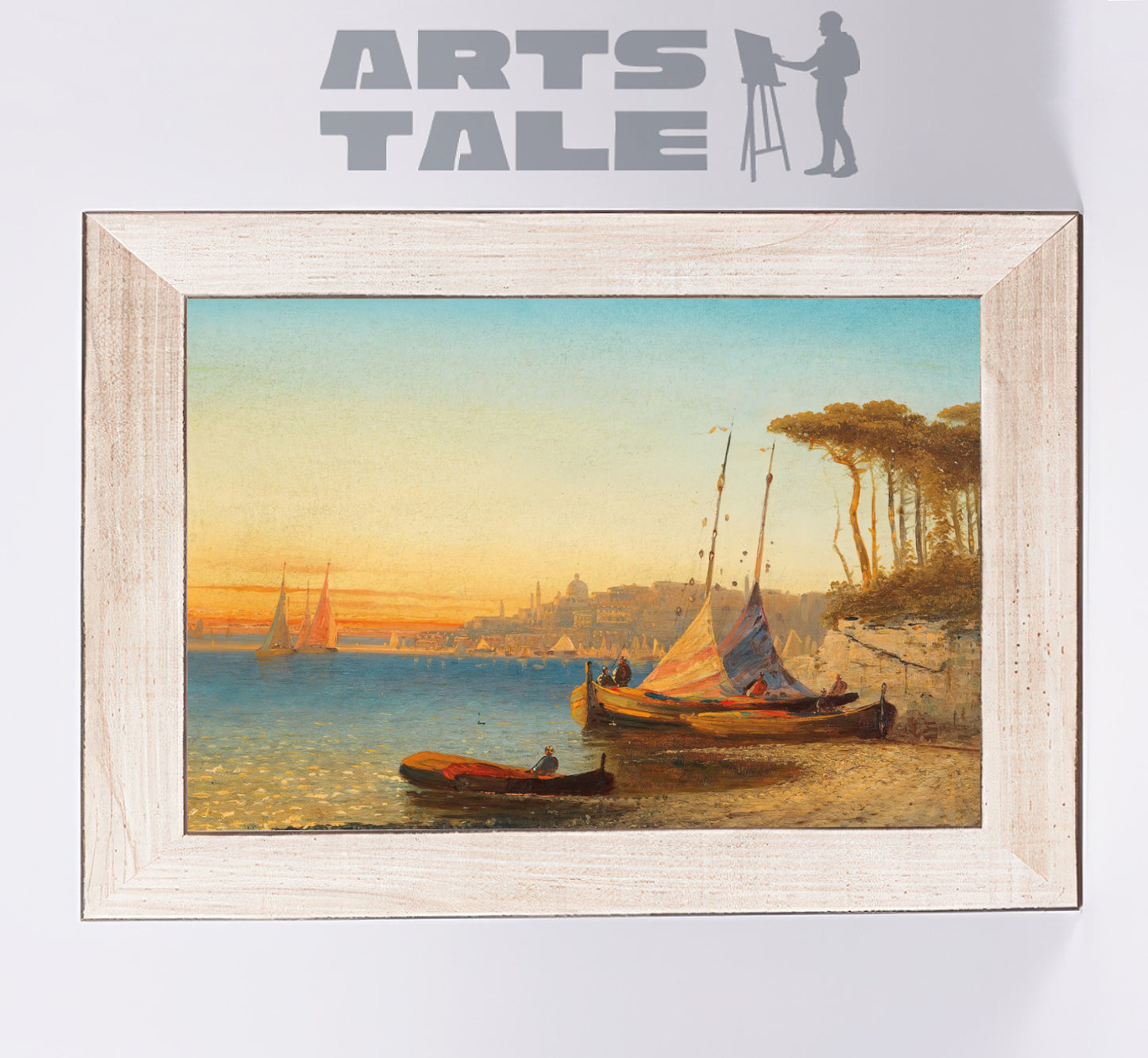 Motif of the Gulf of Ischia near Naples