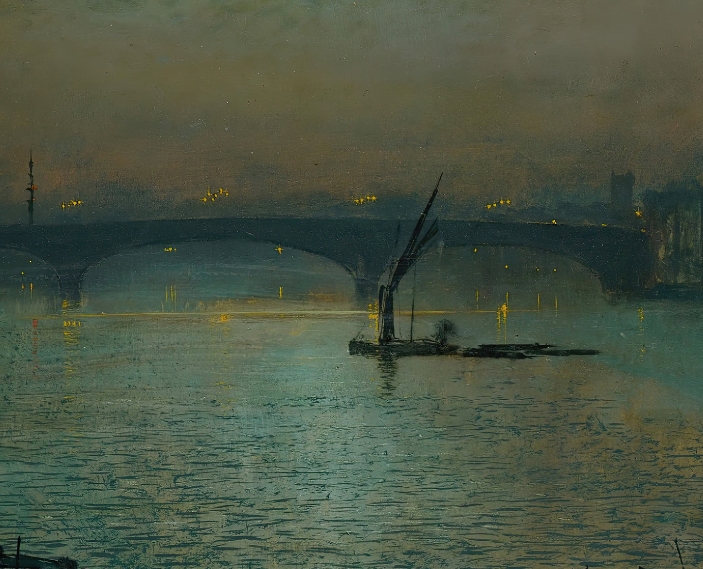 Southwark Bridge by Moonlight