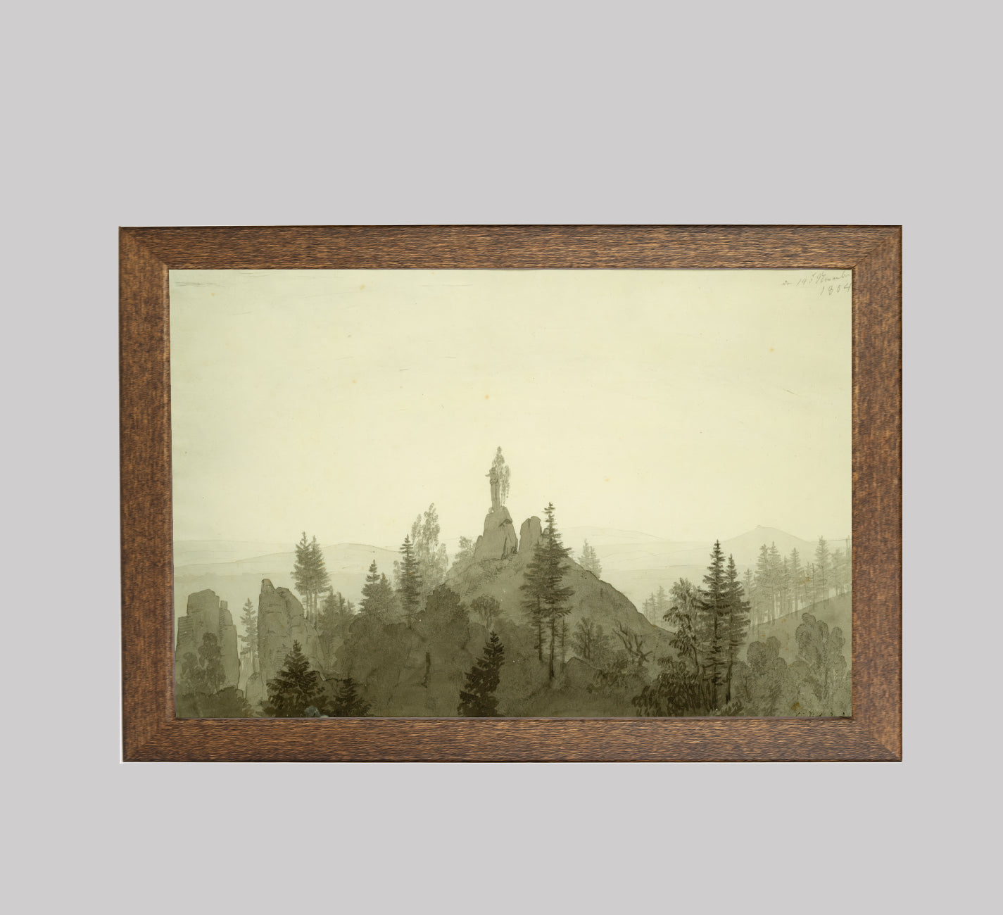 Statue of the Madonna in the Mountains