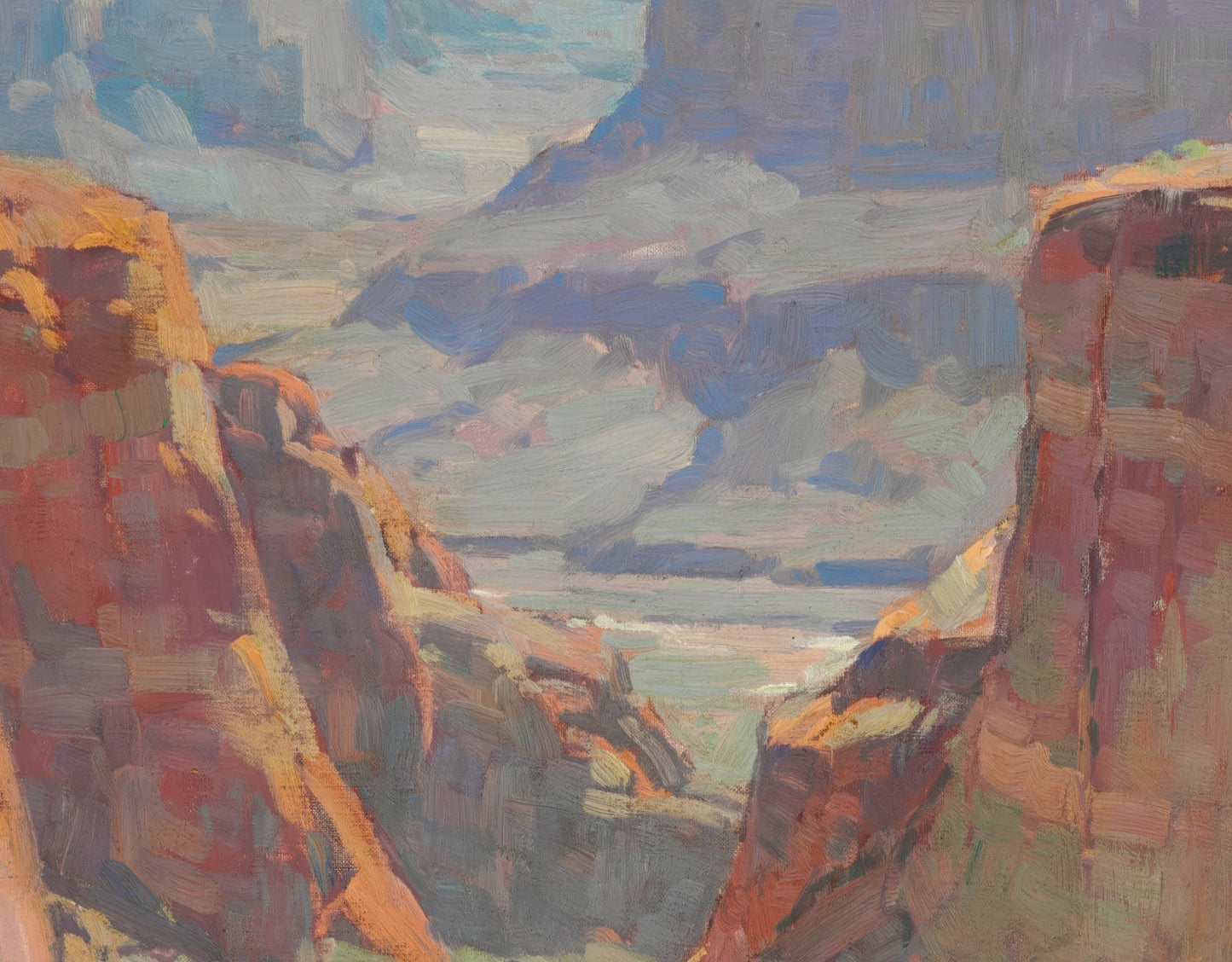 Riders Overlooking the Canyon